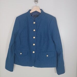 Talbots Wool Blend Career Business Old Money Classic Women's Blazer Size 12